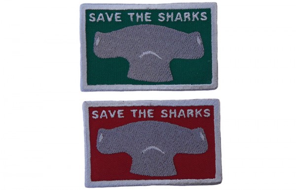 Aufnäher Save The Sharks - Hammerhai